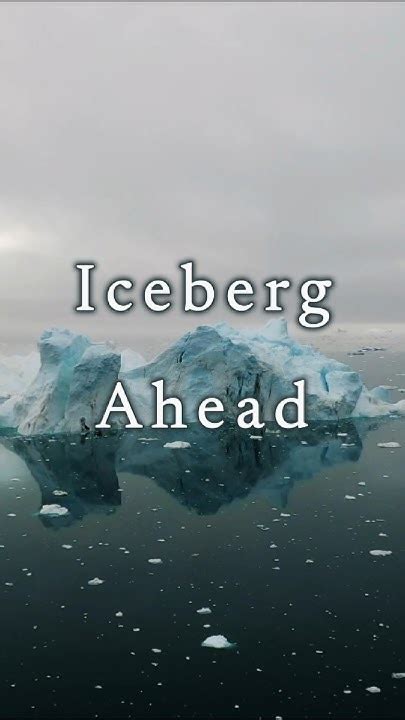 Iceberg ahead: Arctic.